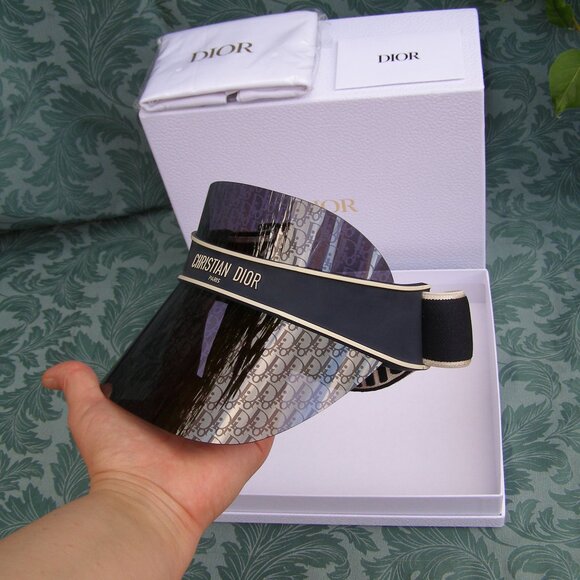 NEW Dior Club Oblique Visor FULL SET AUTHENTIC - Picture 3 of 12